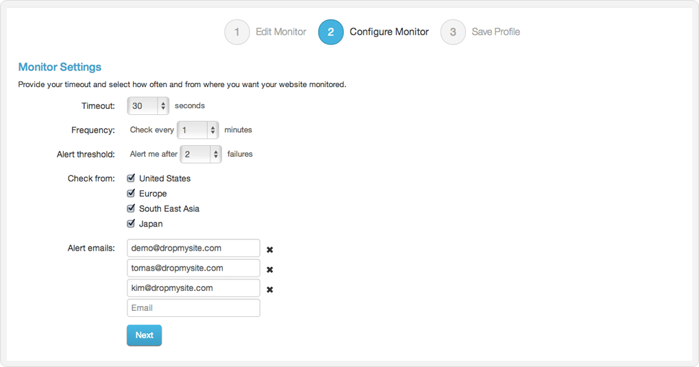 Configure Monitor