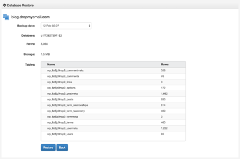 Database feature 03